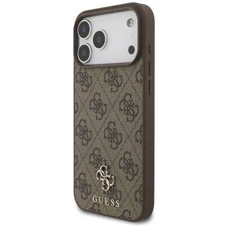 Guess 4G Small 4G and Classic MagSafe - Case iPhone 17 Pro Max (brown)