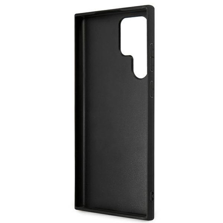 Guess 4G Big Metal Logo - Etui Samsung Galaxy S22 Ultra (różowy)