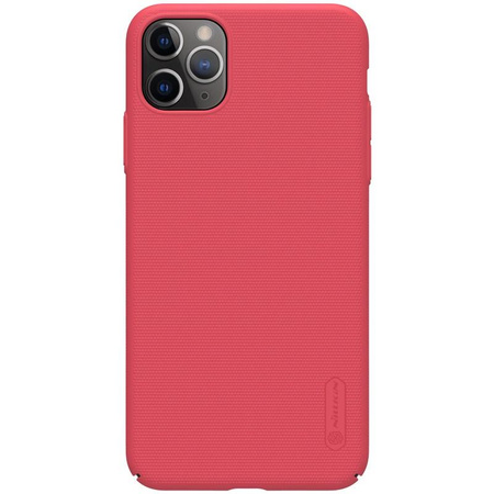 Nillkin Super Frosted Shield - Coque Apple iPhone 11 Pro Max (Rouge vif)