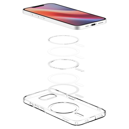 Spigen Liquid Crystal MagSafe - pouzdro pro iPhone 16e (průhledné)