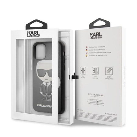 Karl Lagerfeld Iconic Karl Embossed Fullbody - iPhone 11 Pro Case (Black)