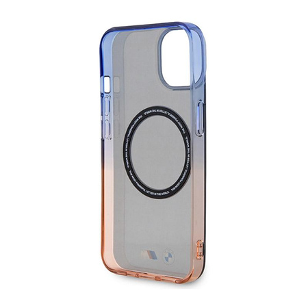 BMW Gradient Bumper MagSafe - pouzdro pro iPhone 14 (šedé)