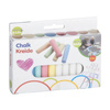 Topwrite - Tableau blanc coloré / craie de trottoir 24 pcs
