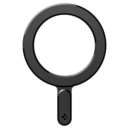 Spigen OneTap Ring Magnetic MagSafe Plate - Univerzális mágneses gyűrű tokhoz / okostelefonhoz (fekete)