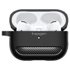 Spigen Rugged Armor - Gehäuse für Apple Airpods Pro 1 / 2 (Schwarz)