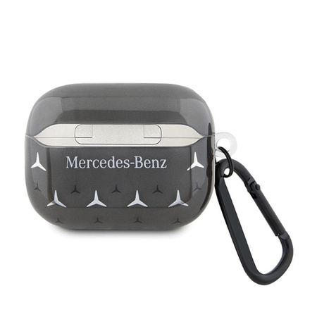 Mercedes Large Star Pattern - Etui AirPods Pro 2 (czarny) 