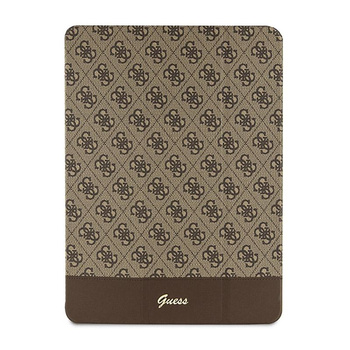 Guess 4G Stripe Allover - Etui iPad Pro 12.9" (2022-2020) (Brązowy)