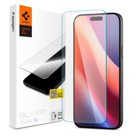 SZKŁO HARTOWANE SPIGEN GLAS.TR SLIM IPHONE 16 PRO CLEAR