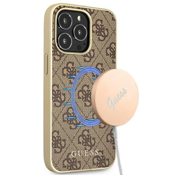 Guess 4G Collection MagSafe - iPhone 13 Pro tok (barna)