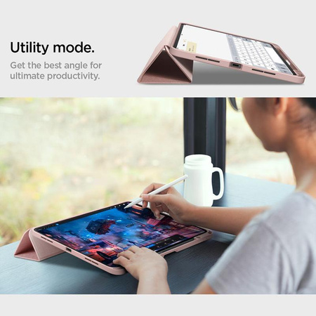 Spigen Urban Fit - Tasche für iPad Pro 11" (M5, 2025 / M4, 2024) (Roségold)