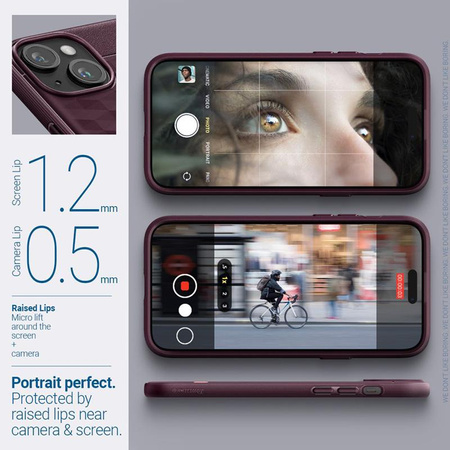 Spigen Caseology Parallax MagSafe - Case for iPhone 15 (Burgundy)