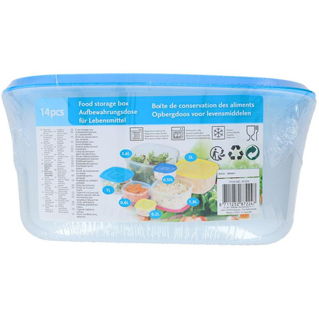 Mega large food container set 14 items