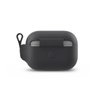 Moshi Pebbo - AirPods Pro Tasche mit abnehmbarem Handgelenkband (Shadow Black)