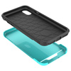 Zizo Star Diamond Hybrid Cover - iPhone X Hülle (Teal/Schwarz)