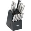 Alpina - Set de couteaux de cuisine avec support/bloc 15 pièces