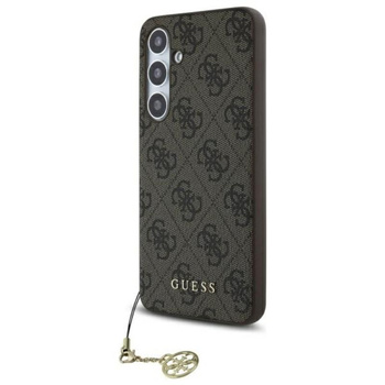 Guess 4G Charms Collection - Samsung Galaxy S24 FE Case (brown)