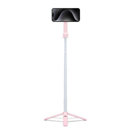 Spigen S570W MagSafe Bluetooth Selfie Stick Tripod - Statyw na smartfon / uchwyt selfie stick (Misty Rose)