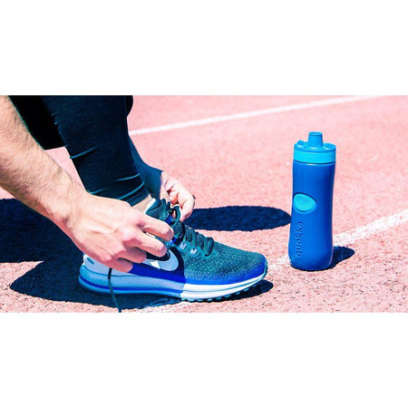 Quokka Sweat - Sportos bidon palack 680 ml (Azurit)