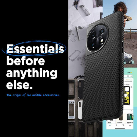 Spigen Liquid Air - Case for OnePlus 11 5G (Black)