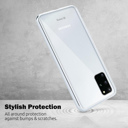 Crong Crystal Slim Cover - Samsung Galaxy S20+ tok (átlátszó)