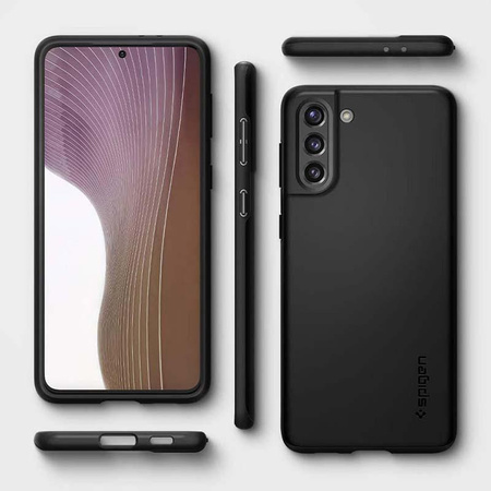 Spigen Thin Fit - Etui do Samsung Galaxy S21 5G (Czarny)