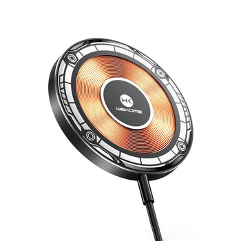 WEKOME WP-U99 Vanguard Series - MagSafe 15W induktives Ladegerät (Schwarz)