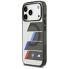 BMW M IML Metal Buttons Tricolor Lines MagSafe - Hülle iPhone 17 Pro (anthrazit)