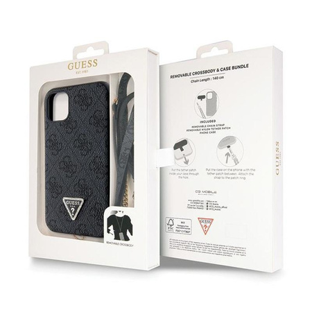Guess Crossbody 4G Metal Logo - pouzdro pro iPhone 11 (černé)