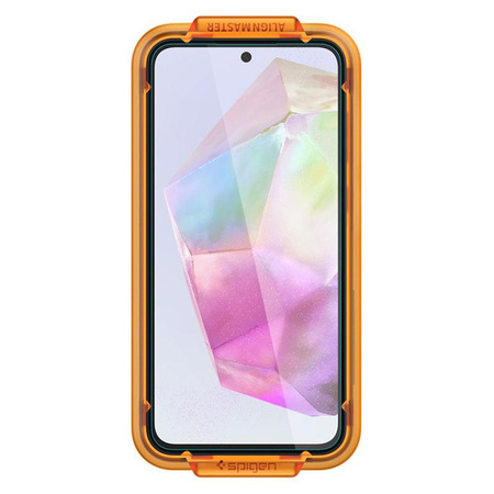 Spigen Alm Glas.TR 2-Pack - Gehärtetes Glas für Samsung Galaxy A35 5G (Transparent)