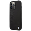 Kožené pouzdro BMW Hot Stamp MagSafe - iPhone 14 Pro (černé)