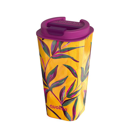 Quokka Vaso Cafe Doble Pared - Plastic mug with double walls 450 ml (Sun Garden)
