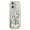 Hello Kitty Liquid Glitter Fever MagSafe - Case for iPhone 16 (white/gold)