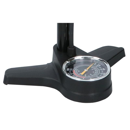 Dunlop - Pompe de sol pour vélo avec manomètre