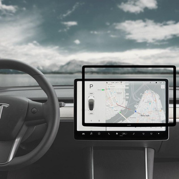 Moshi iVisor AG - Film de protection mat pour l'écran de la console centrale de la Tesla Model 3/Y (noir/clair mat)