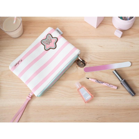 Pusheen - Trousse de maquillage de la collection Rose (23 x 16,5 x 2,5 cm)