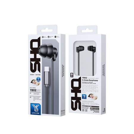 WEKOME YB02 SHQ Serie - USB-C kabelgebundene Kopfhörer (Schwarz)