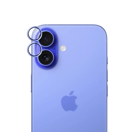 3mk HARDY Lens Protection Pro - Sklo na objektiv fotoaparátu iPhone 17 (Light Blue)