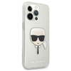 Karl Lagerfeld Karl's Head Glitter - iPhone 13 Pro Max Case (silver)