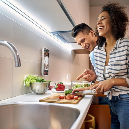 Supporto Speck Everywhere + ClickLock - Supporto magnetico MagSafe (bianco)