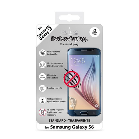 PURO Zwei Bildschirmfolien - Samsung Galaxy S6