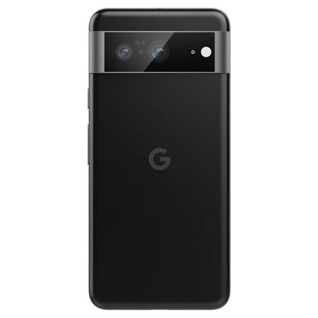 Spigen Optik.TR EZ Fit Camera Lens Protector - Objektivschutzglas für Google Pixel 8 (2 Stück) (Schwarz)