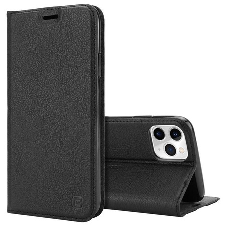 Crong Folio Case - iPhone 11 Pro Max Case with Magnetic Flap (Black)