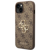 Guess 4G Big Metal Logo - iPhone 14 Tasche (braun)