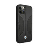 BMW Leather Perforate Sides - Hülle für iPhone 12 / iPhone 12 Pro (Schwarz)