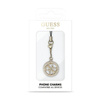 Guess Phone Strap 4G Rhinestone Charm - Phone pendant