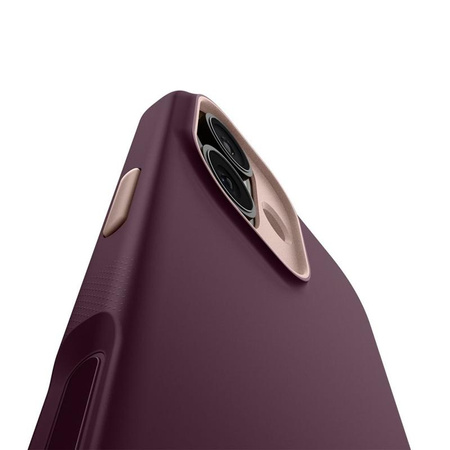 Spigen Nano Pop Mag MagSafe - Case for iPhone 17 (Burgundy Bean)