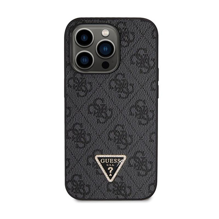 Guess Crossbody 4G Metal Logo - Coque iPhone 14 Pro Max (noir)