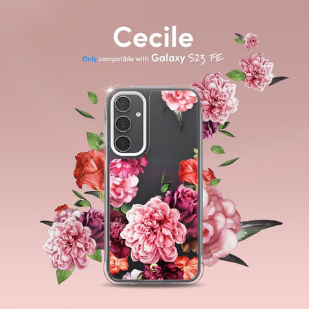 Spigen Cyrill Cecile - Etui do Samsung Galaxy S23 FE (Rose Floral)