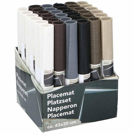 Tapis de table 40 x 30 cm (brun clair)
