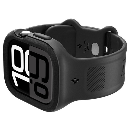 Spigen Vault Pro - Armband mit Gehäuse für Apple Watch 10 42 mm (Mattschwarz)